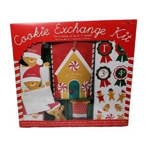Williams Sonoma Meri Meri Christmas Cookie Exchange Kit for a Party of 12